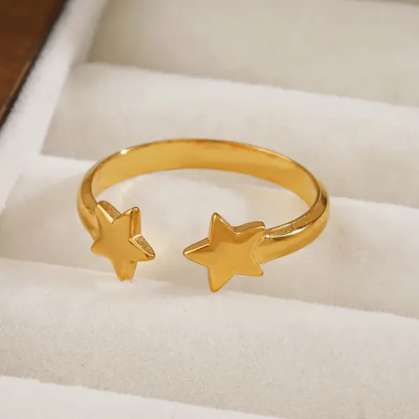 Gold_Star_Duo_Rings_For_Women